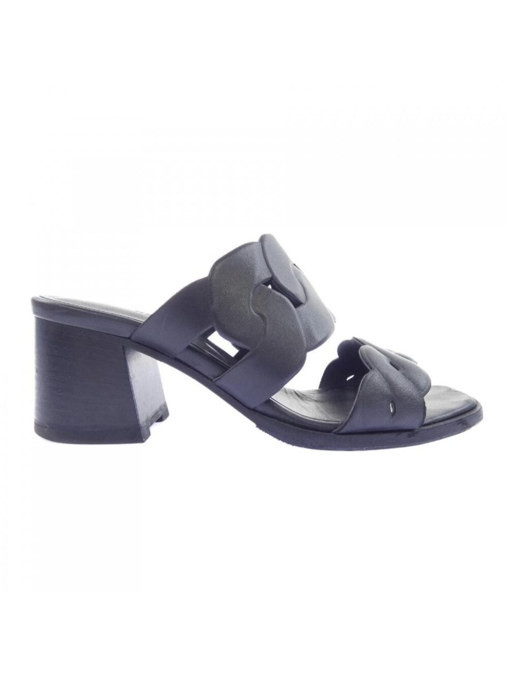 Hermes Gaby Chaine Gourmette Torsade Sandals
